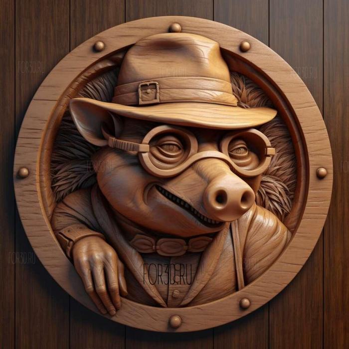 stl The Great Piggy Bank Robbery cartoon 3